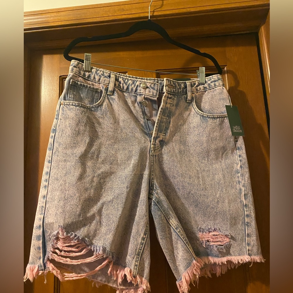 New with tags wild fable pink acid washed jeans shorts